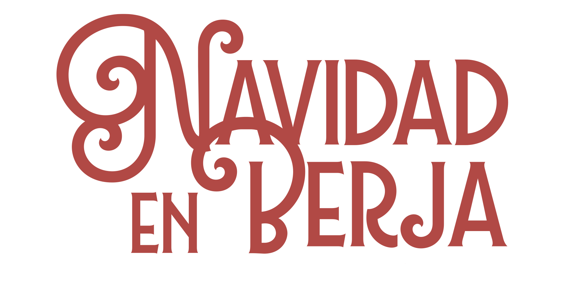 logo navidad en Berja 2022